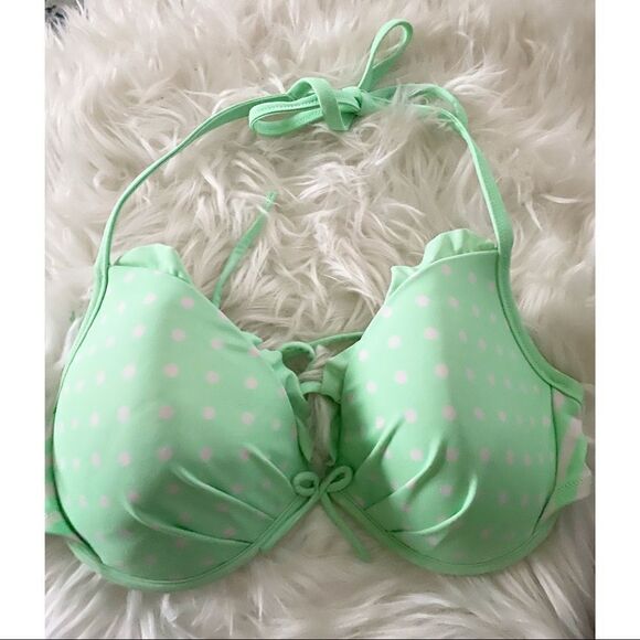 ✨ Victoria’s Secret Ruffle Halter Bikini Top✨ - Picture 4 of 6